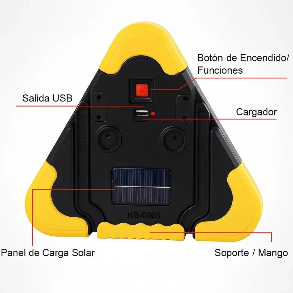 Triangulo Luz Led Emergencia  | Premium