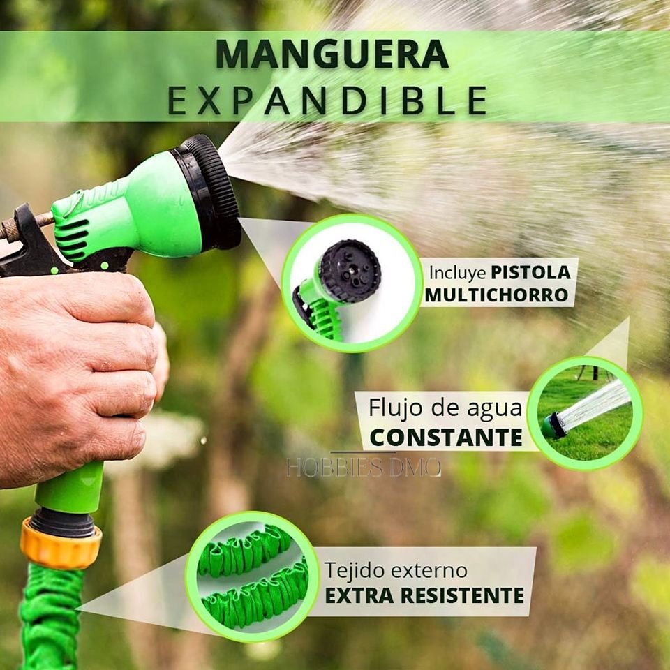 MANGUERA EXPANDIBLE + PISTOLA
