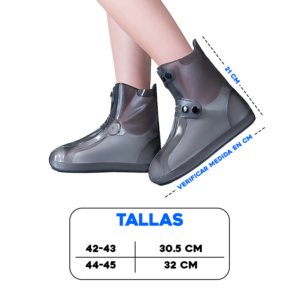Botas Lluvia Impermeable Premium