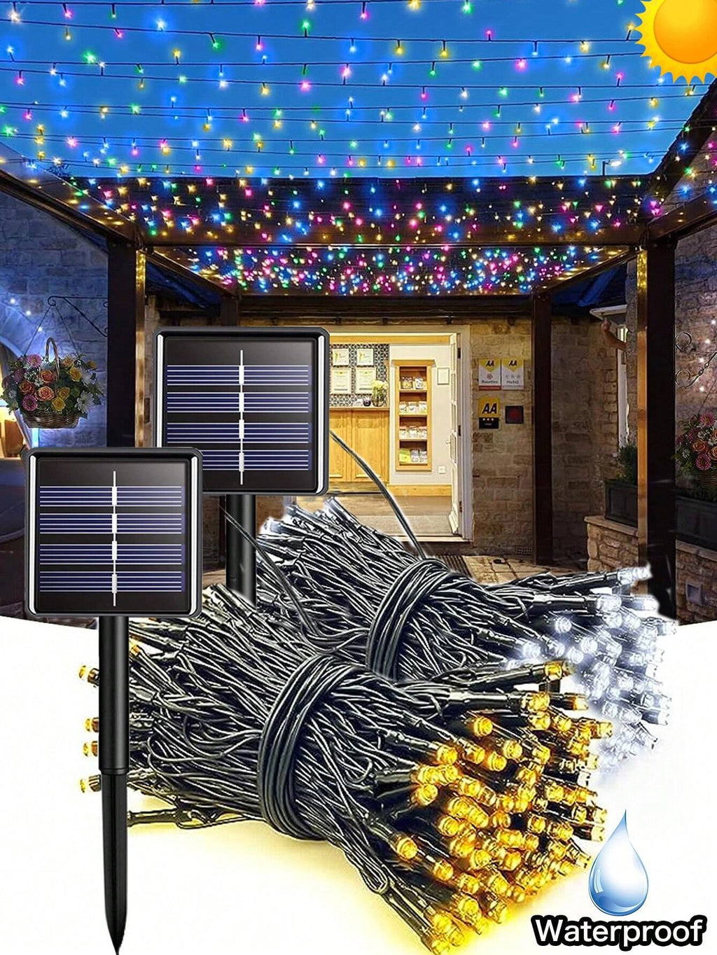 Luces solares de navidad 10Mts