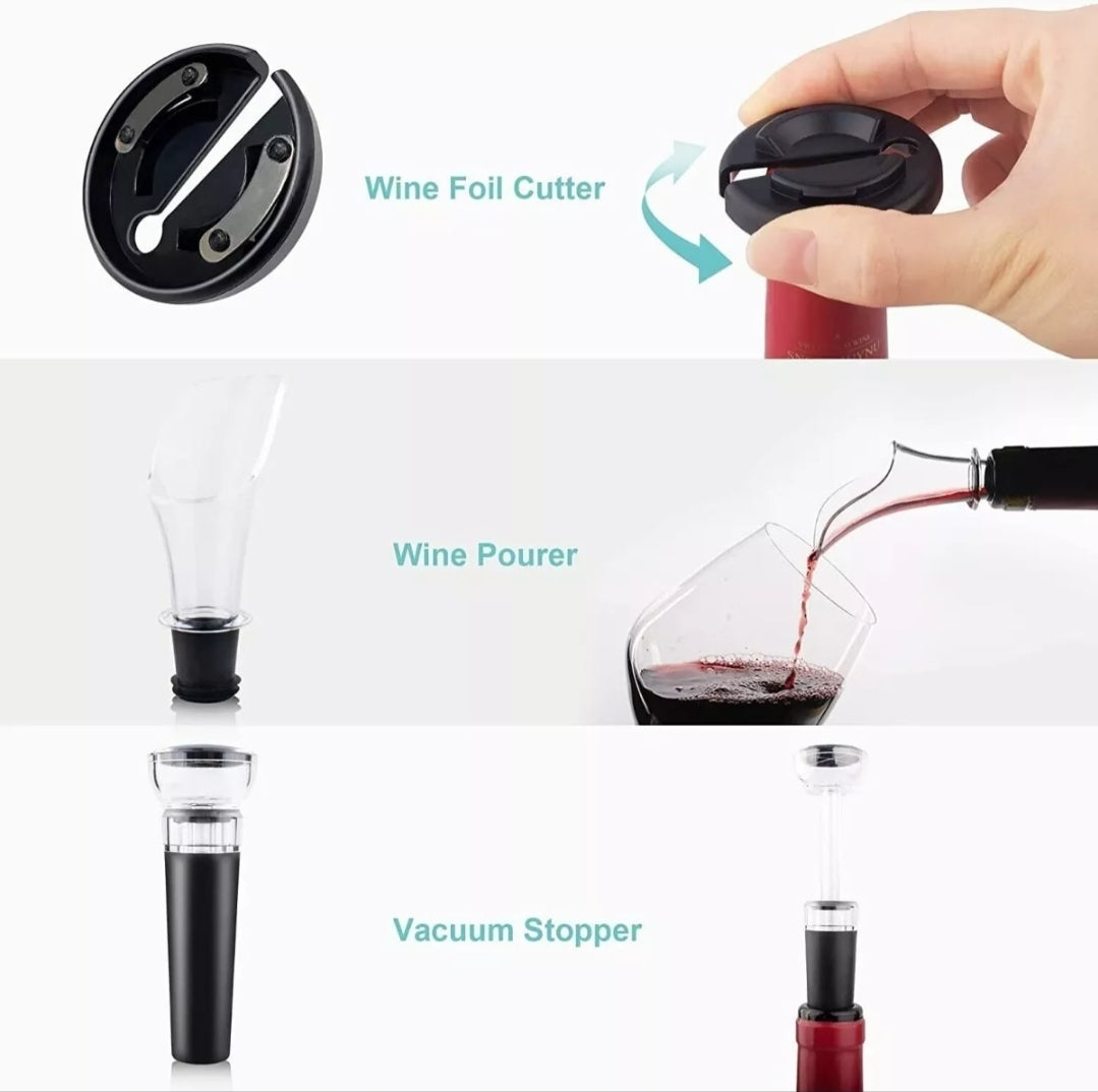 Set Sacacorchos de Vino Usb | Premium