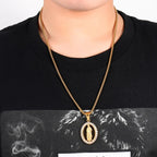 Collar Virgen Maria + CAJA REGALO
