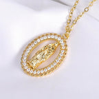 Collar Virgen Maria + CAJA REGALO