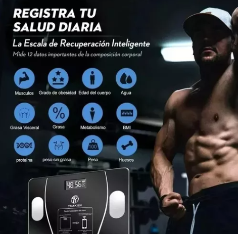 Báscula Inteligente Bluetooth – Control Total de Tu Salud en Casa 🏠💪