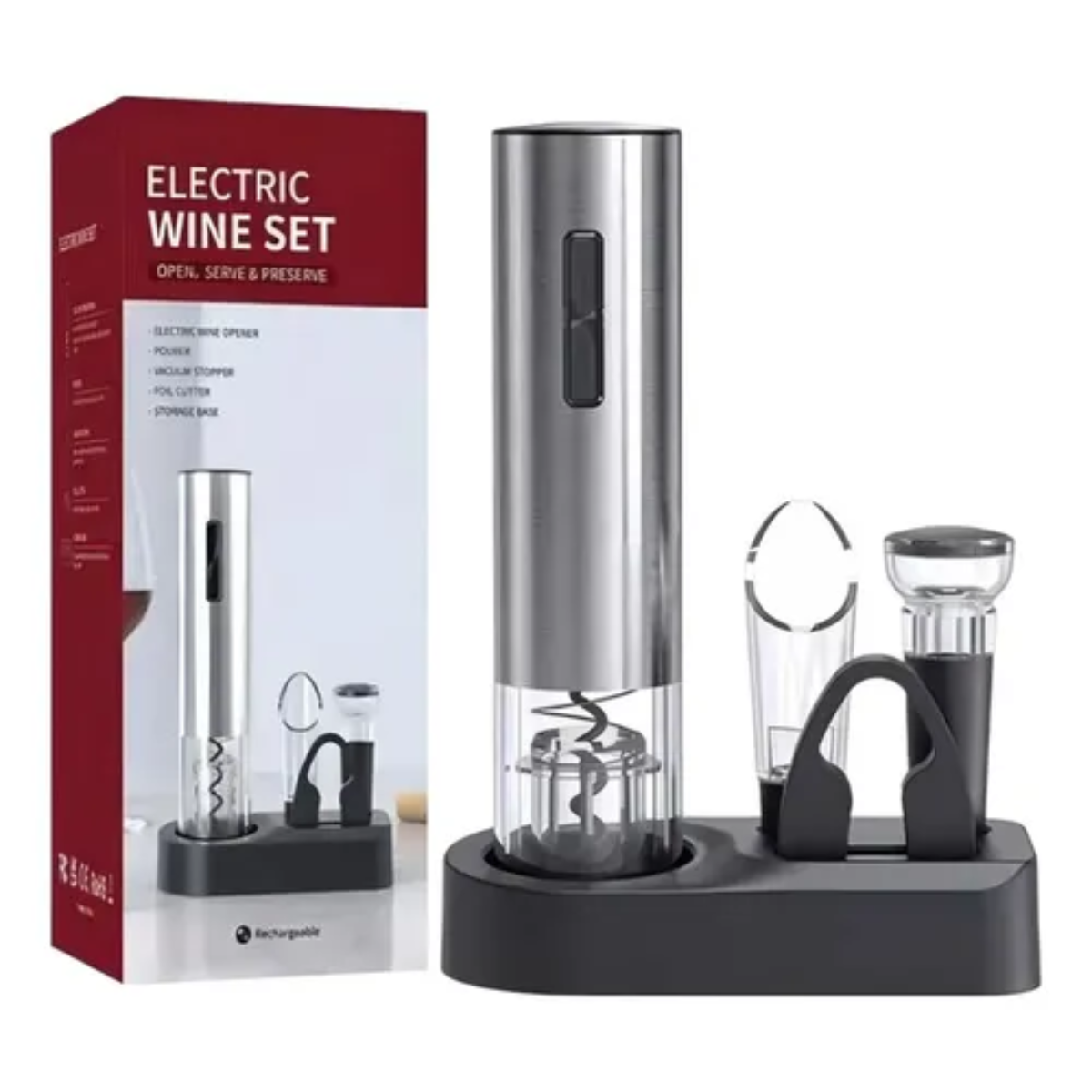Set Sacacorchos de Vino Usb | Premium