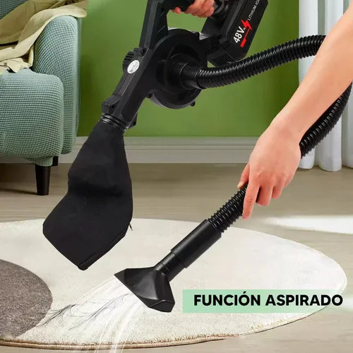 Sopladora y  Aspiradora Eléctrica + 2 Bateria