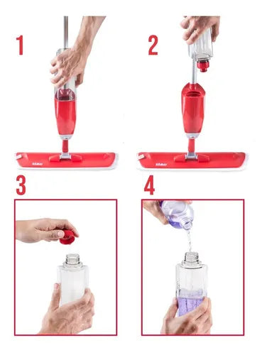 Set Trapero Mopa Con Mango Y Spray