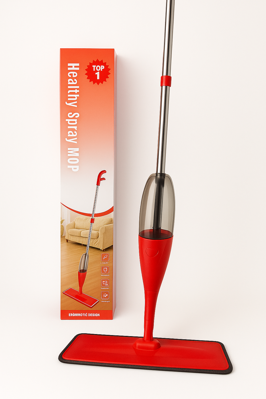 Set Trapero Mopa Con Mango Y Spray