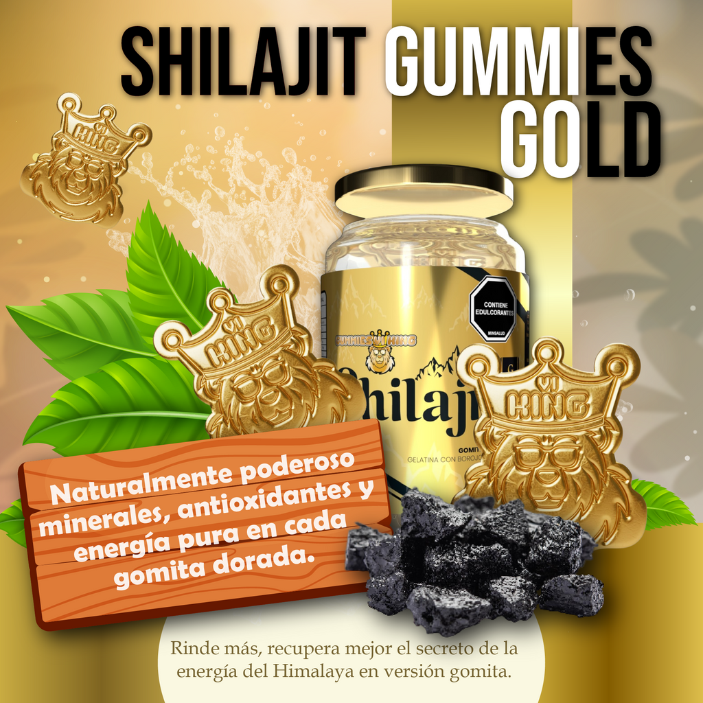 Duo Shilajit Gold Gomas Envase de 60 Und