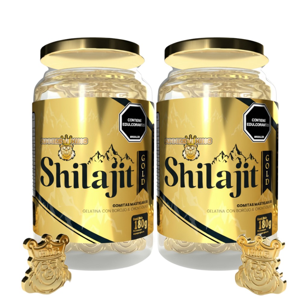 Duo Shilajit Gold Gomas Envase de 60 Und