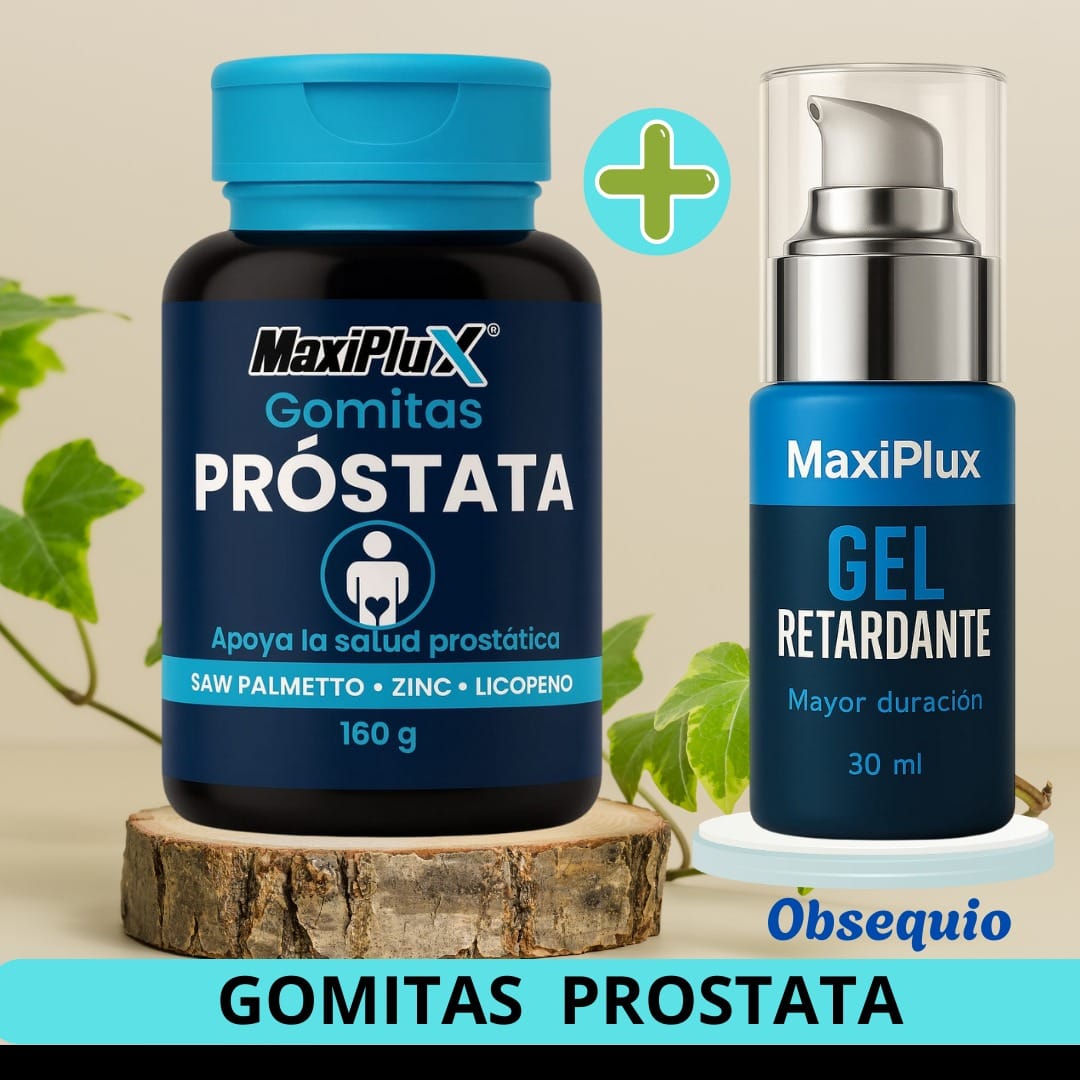 GOMITAS PROSTATA +GEL RETARDANTE* gratis