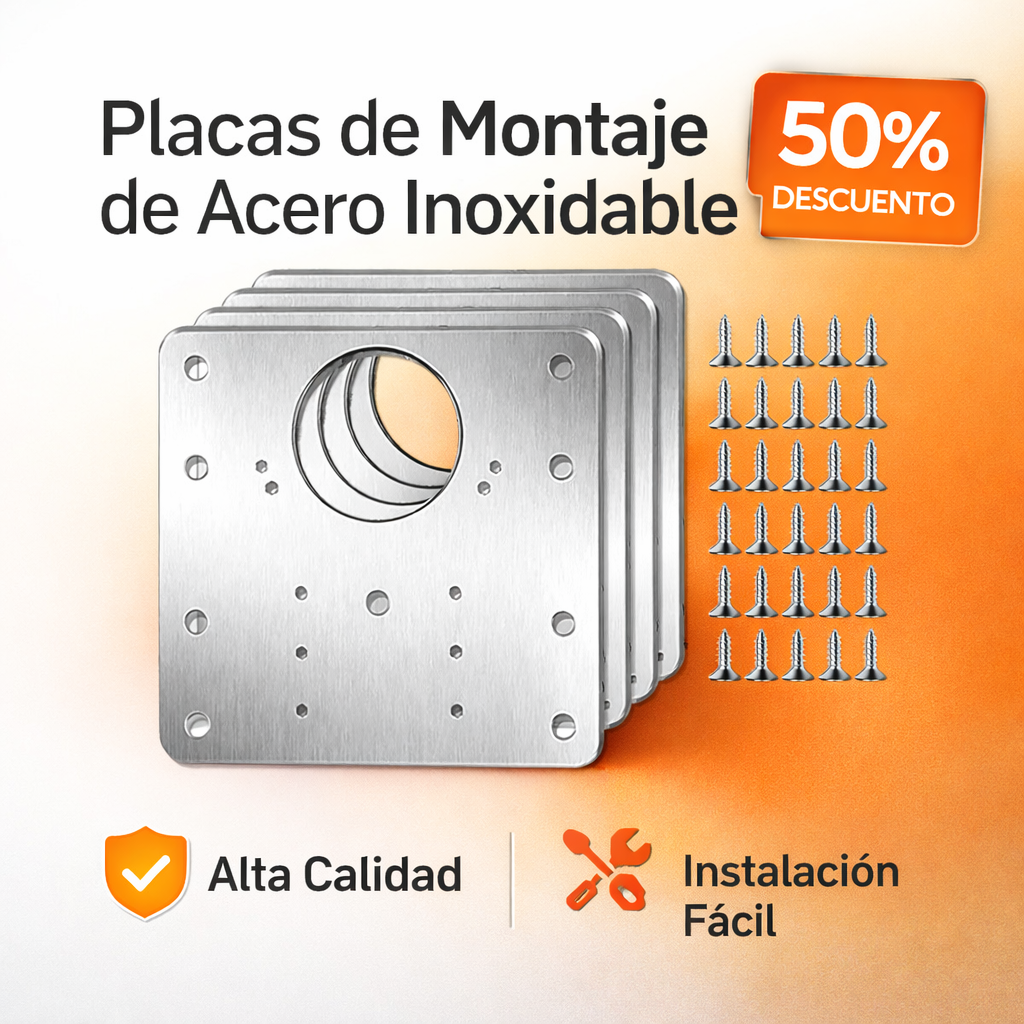 🔩 KIT REPARADOR DE BISAGRAS PRO – PACK X8 PIEZAS + TORNILLOS GRATIS🎁