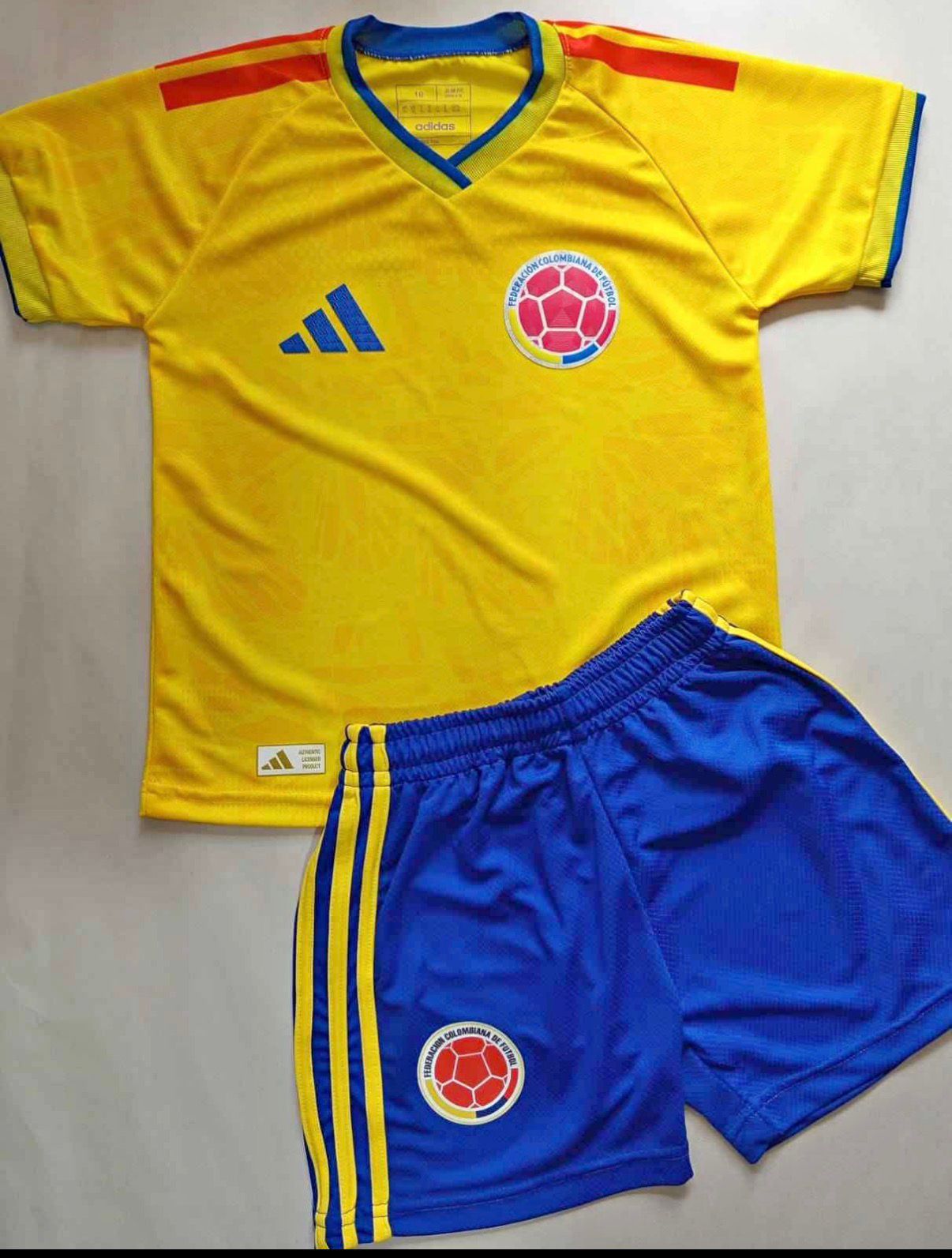 COLOMBIA ADIDAS  NIÑO BORDADO