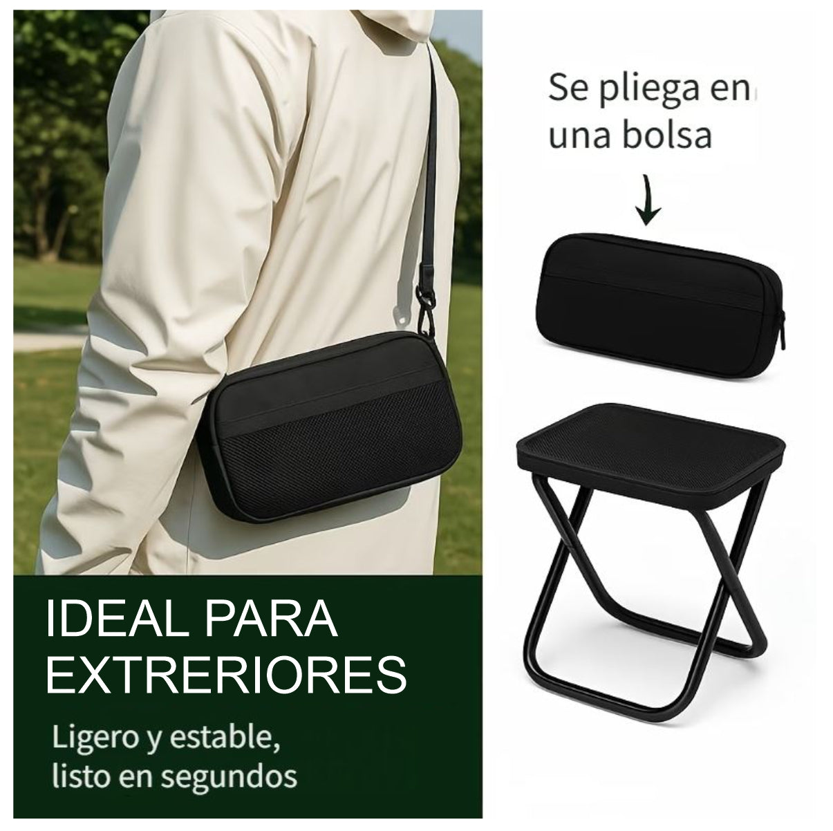 🪑 Silla Plegable Portátil 🏕️