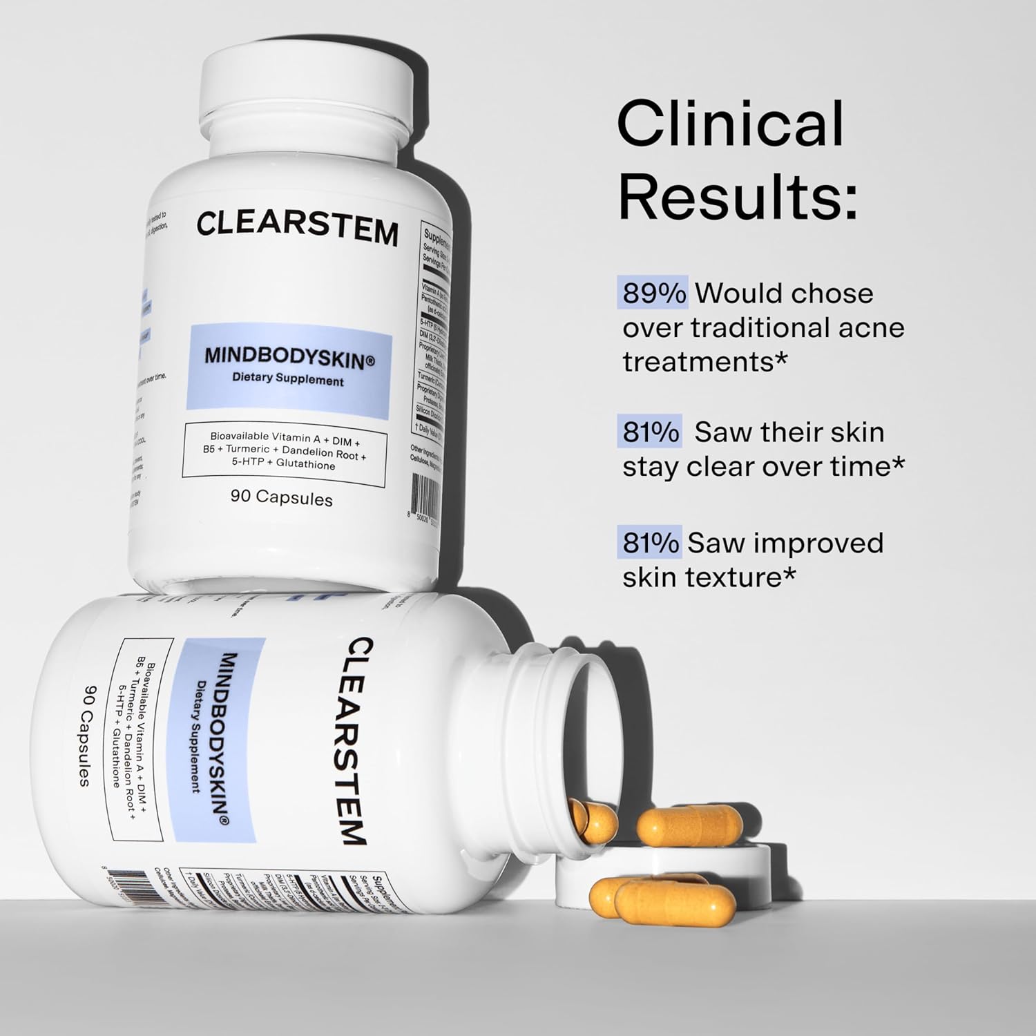 CLEARSTEM MINDBODYSKIN | 90 CAPSULES