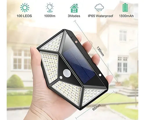 Lámpara Solar Con Sensor de Movimiento