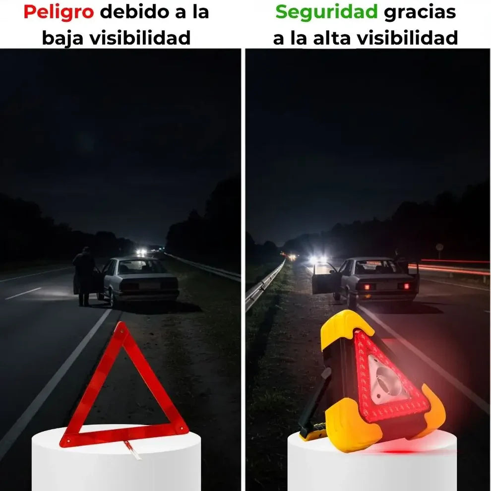 Triangulo Luz Led Emergencia  | Premium