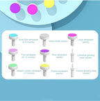 CORTA UÑAS RECARGABLE  2 EN 1 CON LED