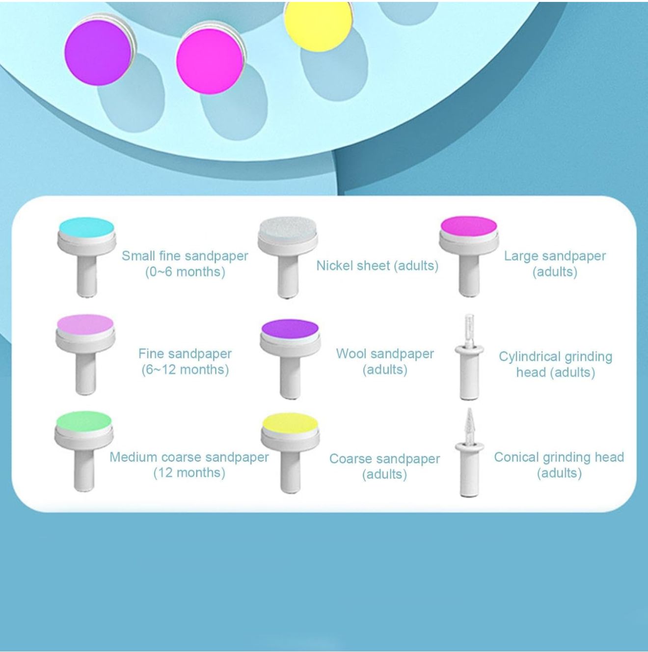 CORTA UÑAS RECARGABLE  2 EN 1 CON LED