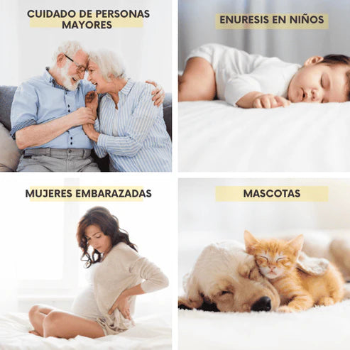 Protector Colchón Afelpado *Impermeable Premium+ 2 Fundas