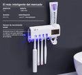 Soporte para Cepillo con esterilizador UV + dispensador auto de pasta