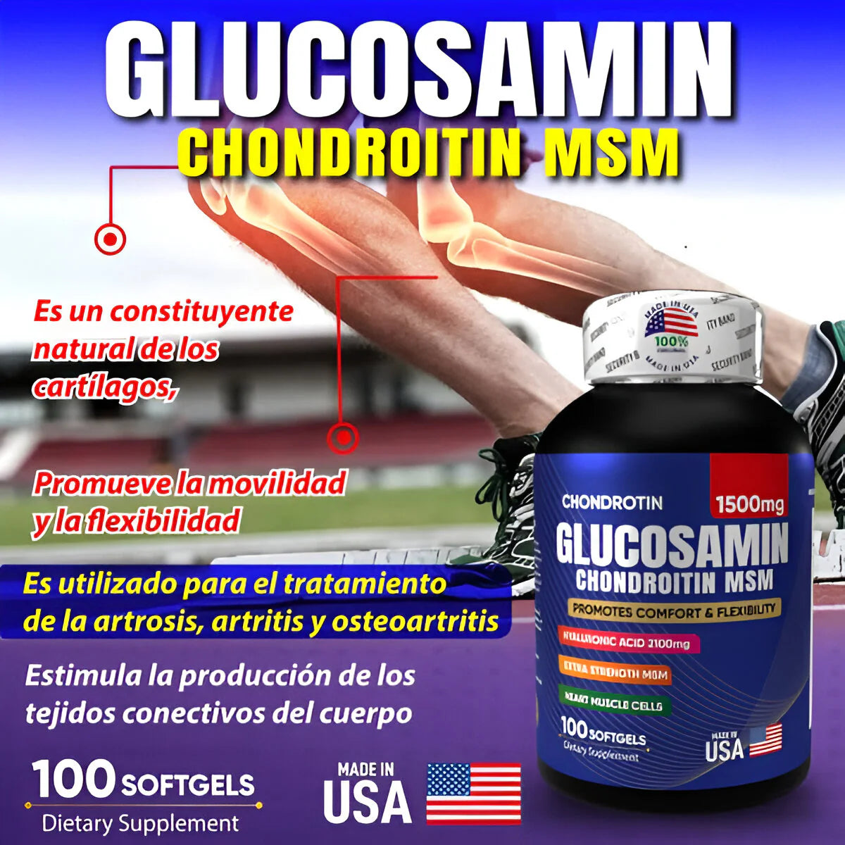 Glucosamina X 100 Softgels