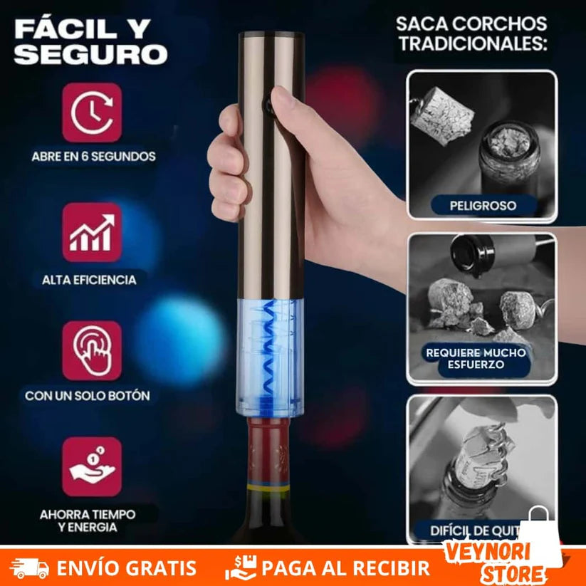 Set Sacacorchos de Vino Usb | Premium