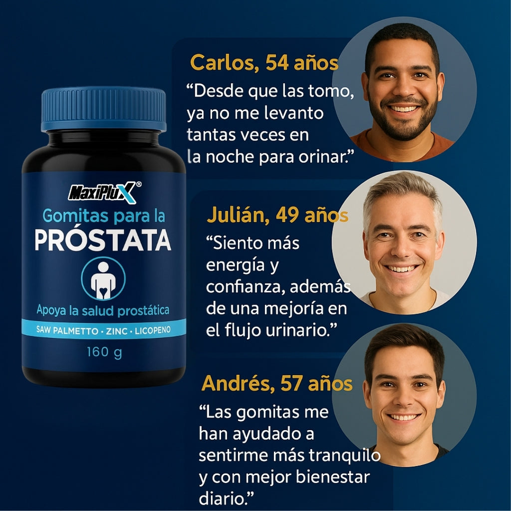GOMITAS PROSTATA +GEL RETARDANTE* gratis