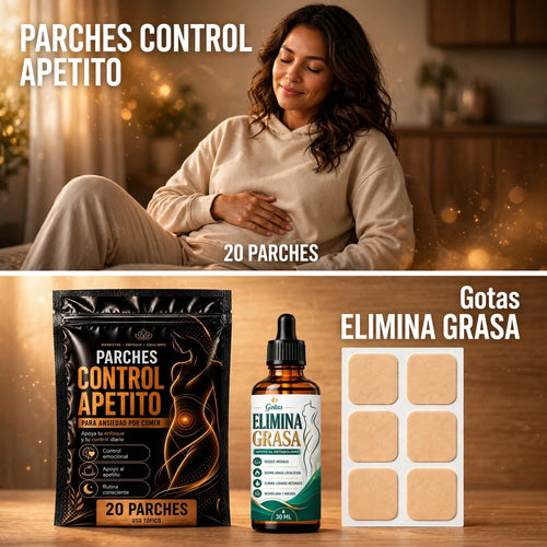 COMBO CONTROL APETITO + GOTAS QUEMAGRASA