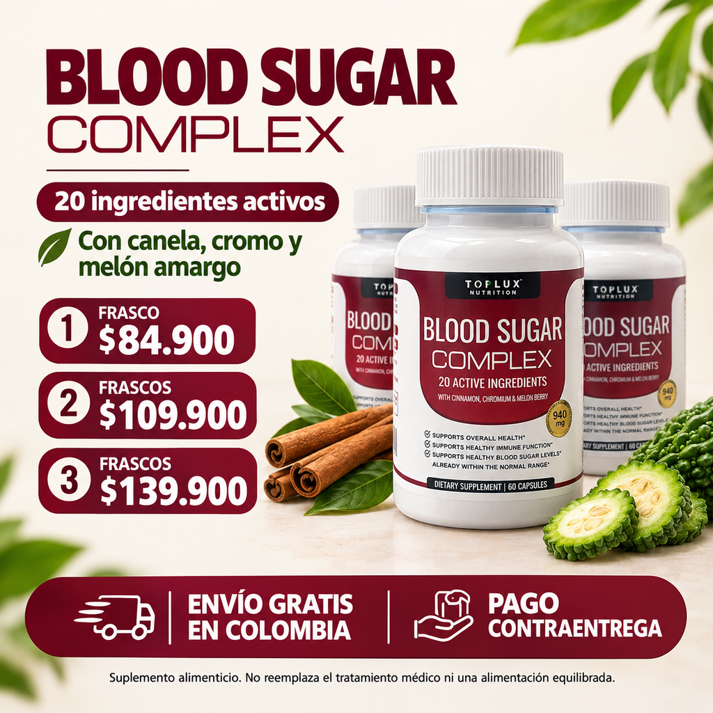 BLOOD SUGAR COMPLEX | DIABETICOS