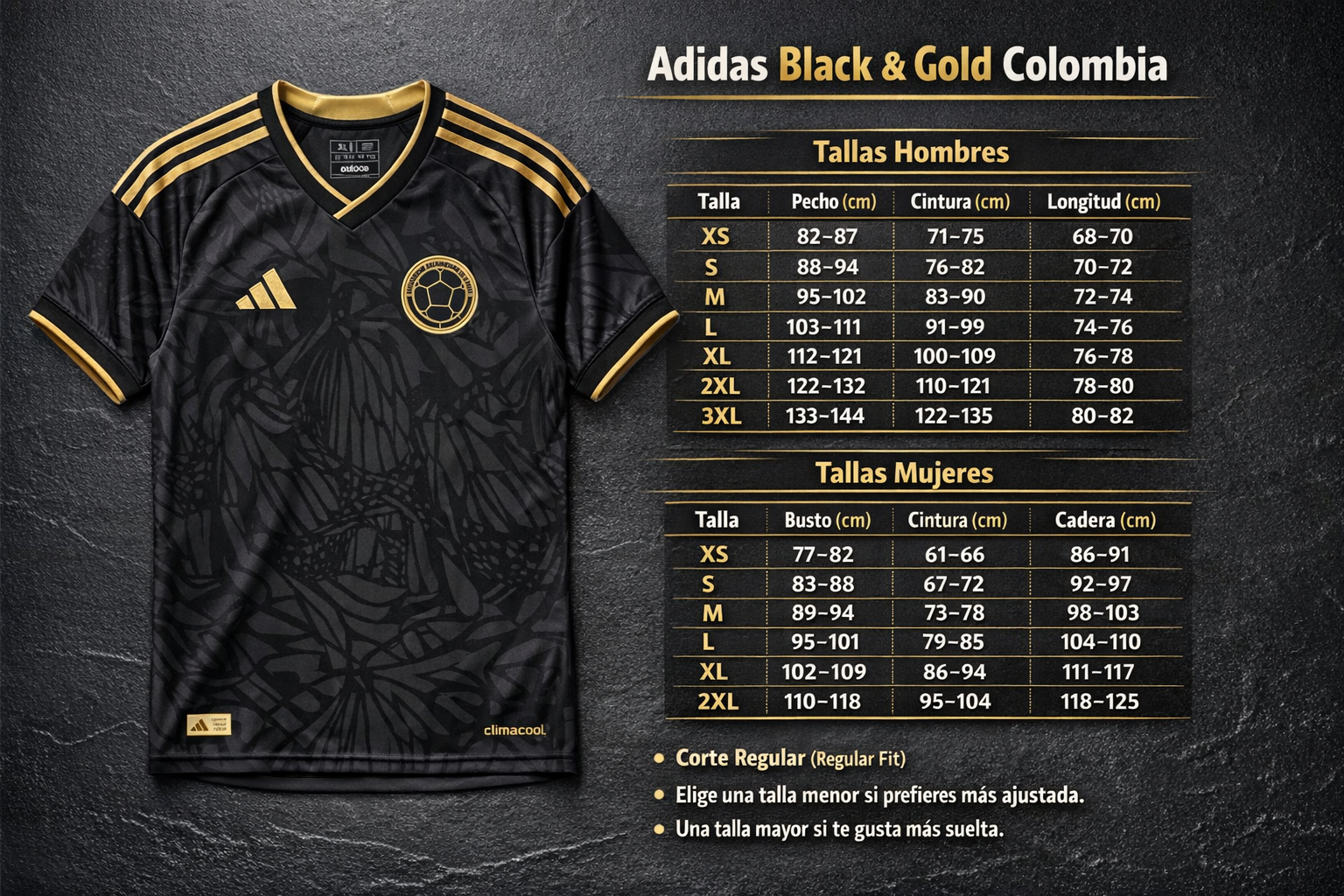 ADIDAS BLACK GOLD EDIT 2026 | COLOMBIA