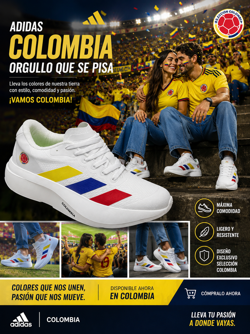 Adidas | Selección Colombia🟡🔵🔴