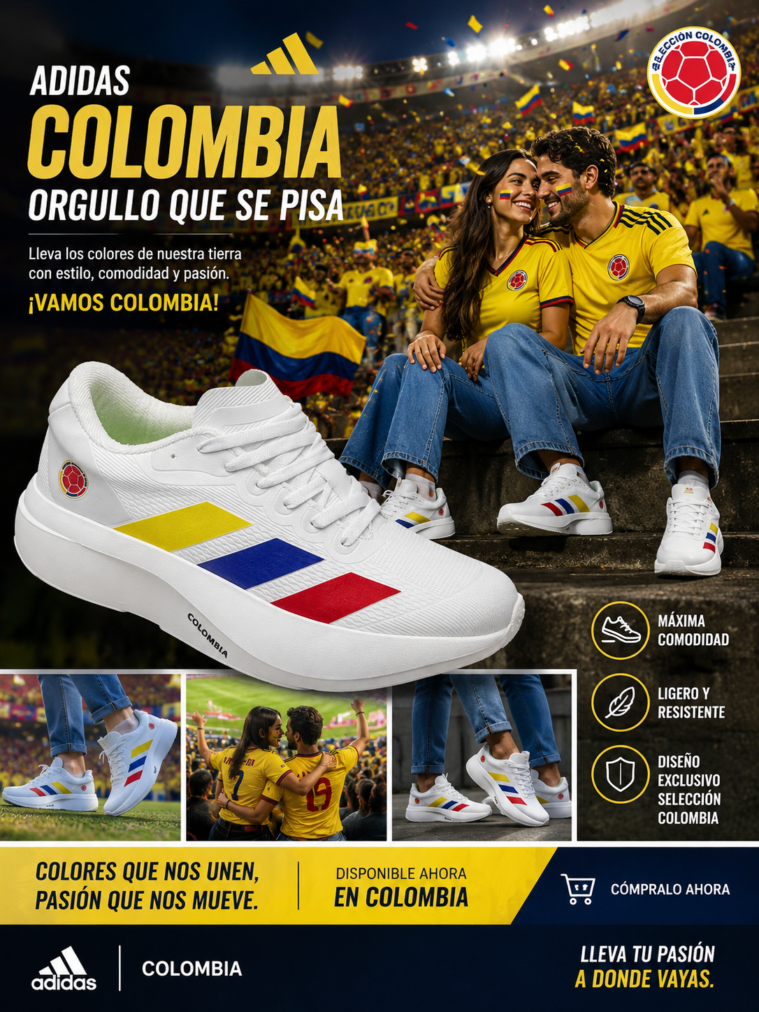 Adidas | Selección Colombia🟡🔵🔴