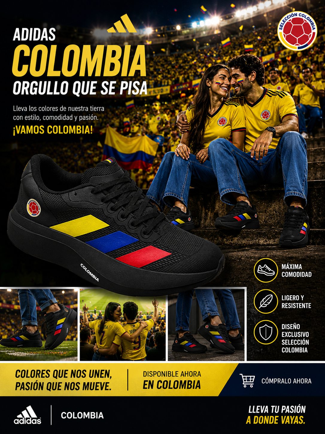 Adidas | Selección Colombia🟡🔵🔴