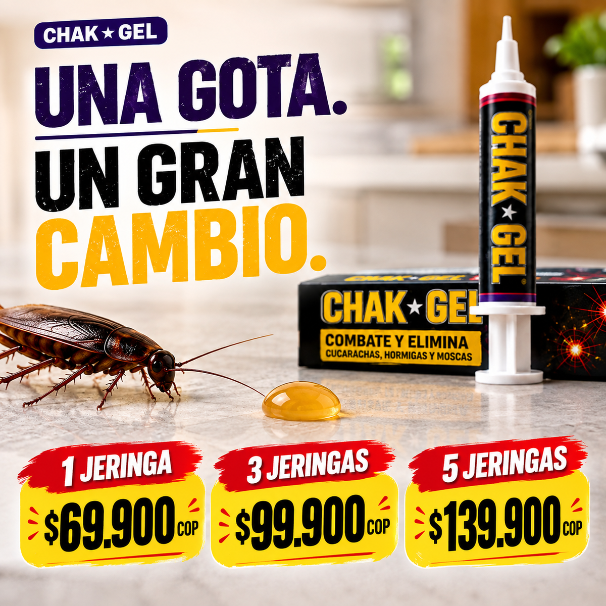 MATA CUCARACHAS | CHACK GEL