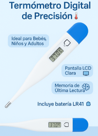 Termometro Digital Personal Niños Bebes