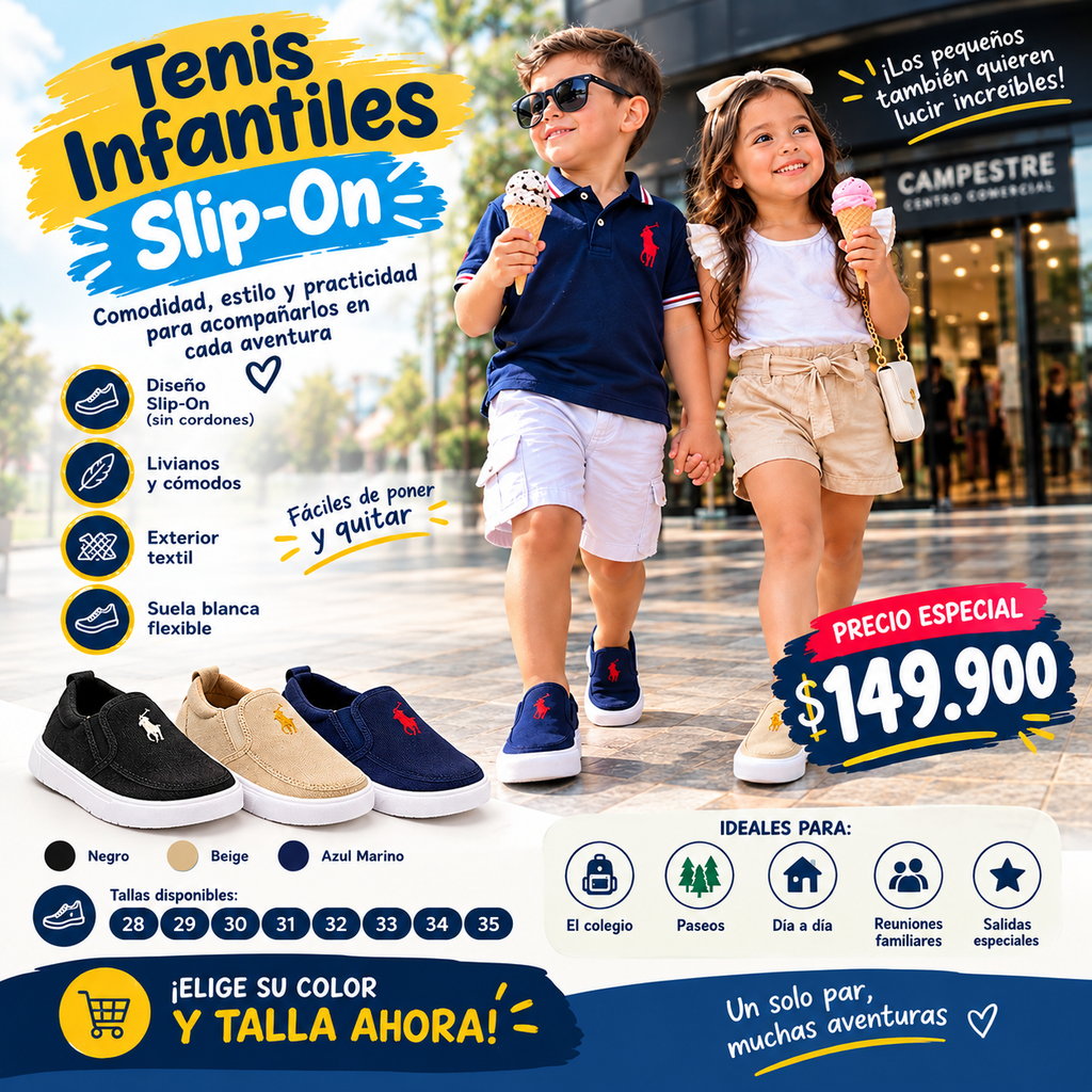 POLO KIDS | SLIP-ON