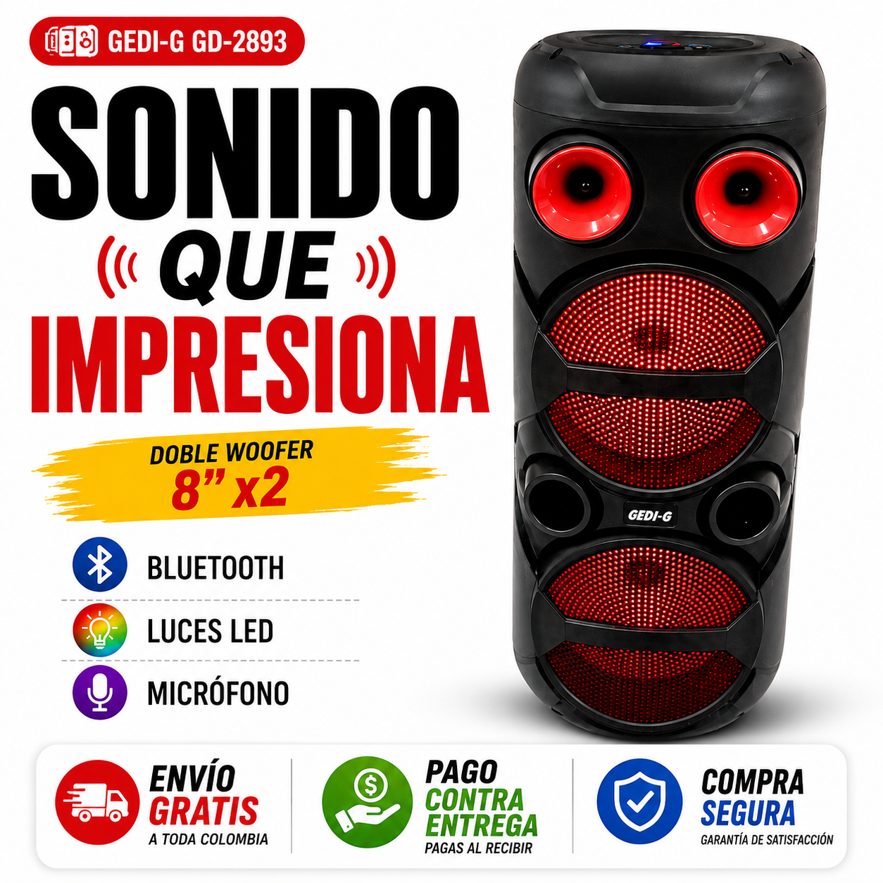 Parlante de Sonido GEDI-G