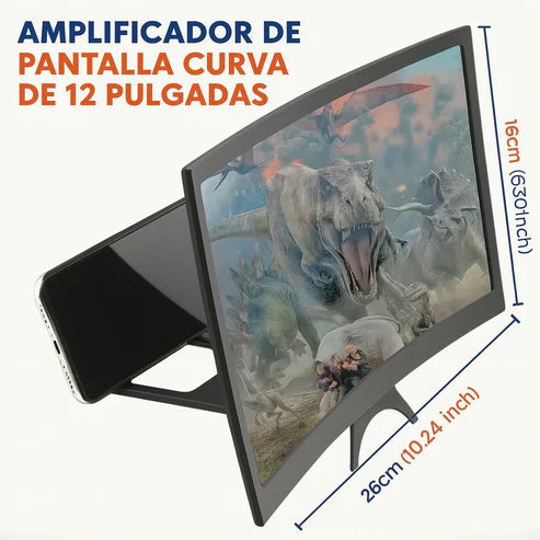 AMPLIFICADOR DE PANTALLA CURVO 12"
