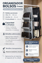 👜 ORGANIZADOR DE BOLSOS | PREMIUM