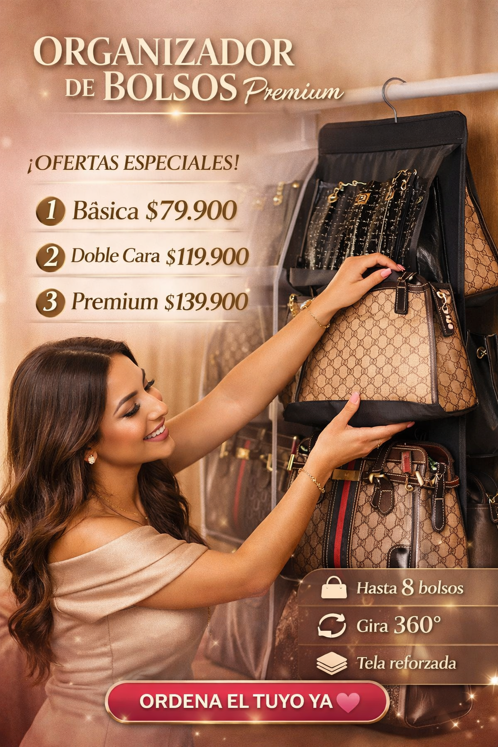 👜 ORGANIZADOR DE BOLSOS | PREMIUM