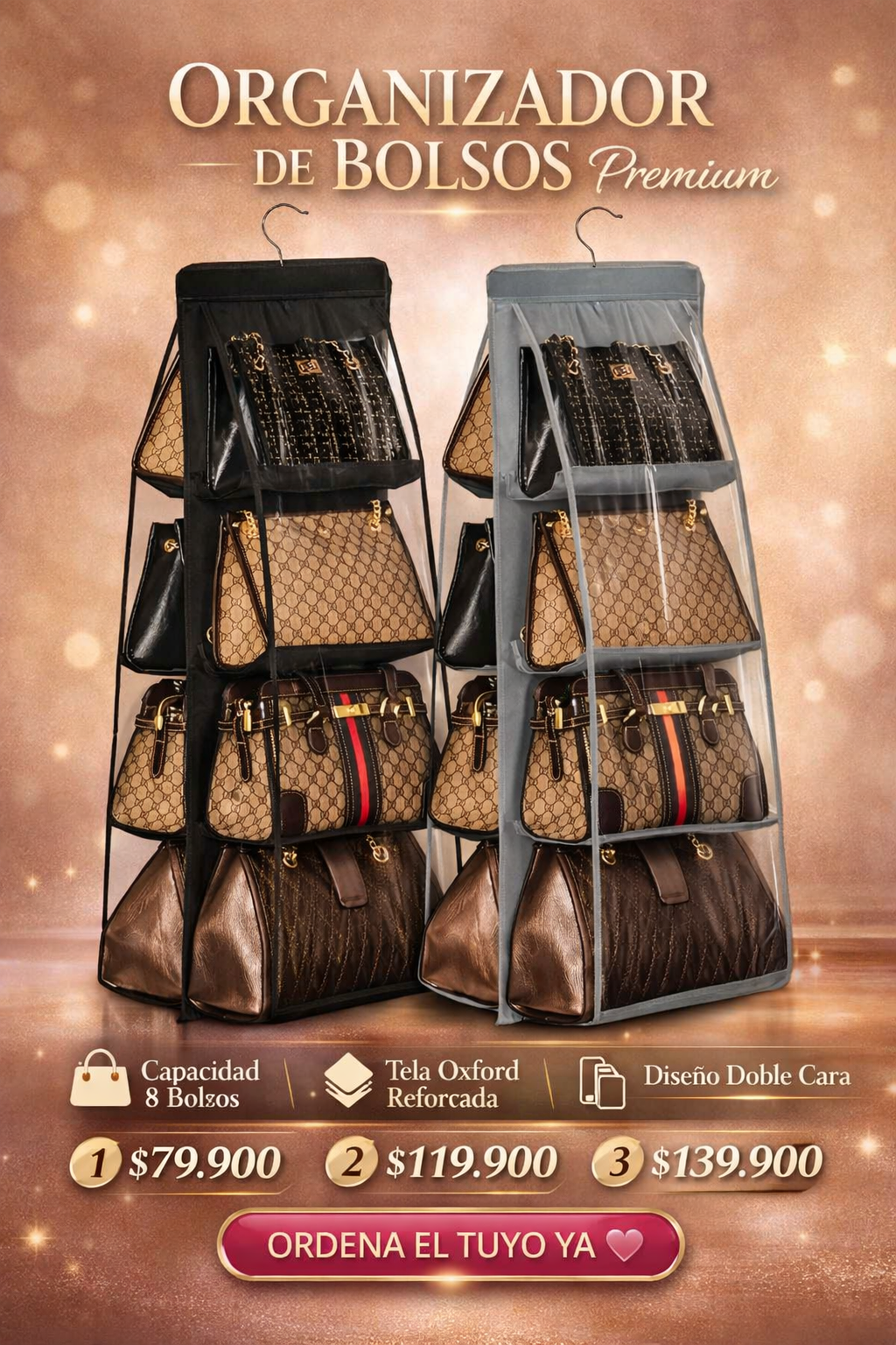 👜 ORGANIZADOR DE BOLSOS | PREMIUM