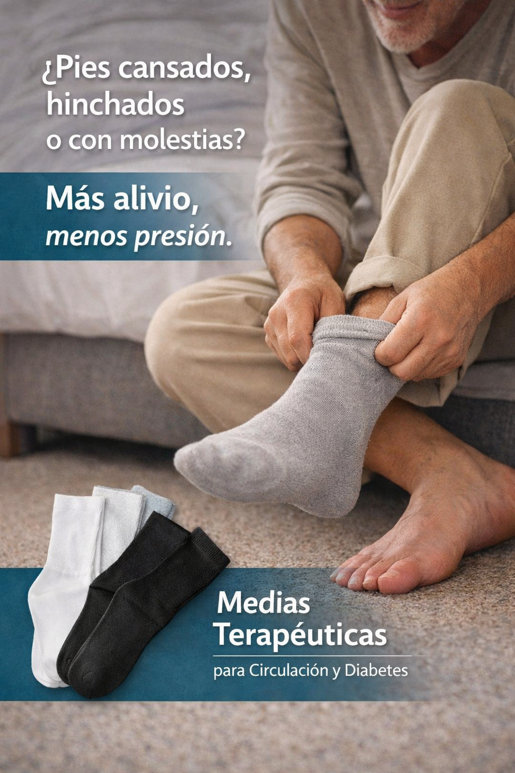 PACK 03 UND | MEDIA PARA DIABETICOS