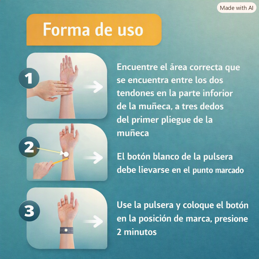 Pulseras Antimareo Nauseas