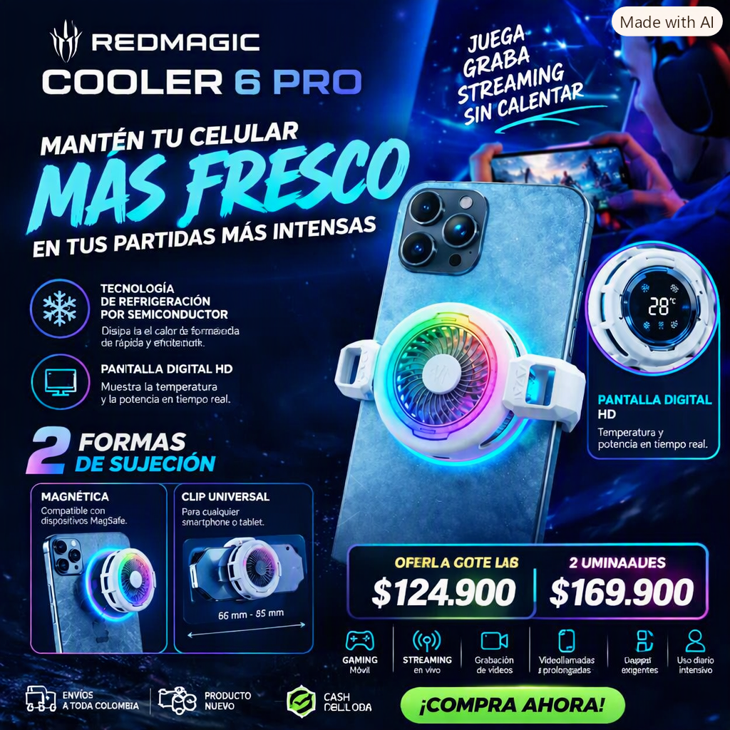 RedMagic Cooler 6 Pro | Soporte Celular
