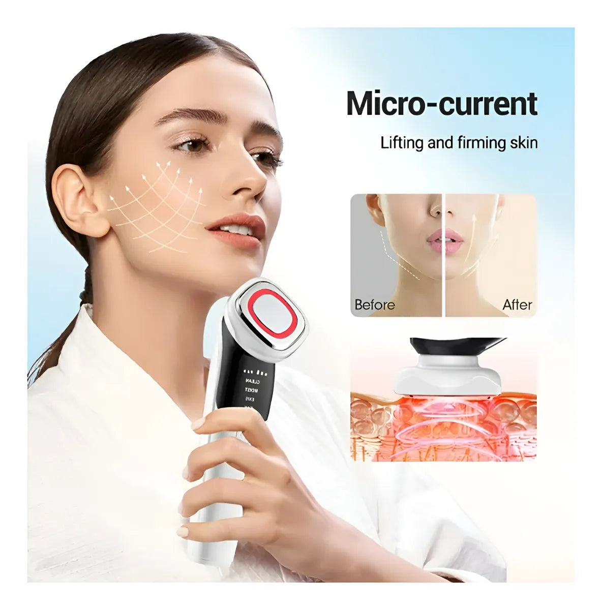 Masajeador Facial Led