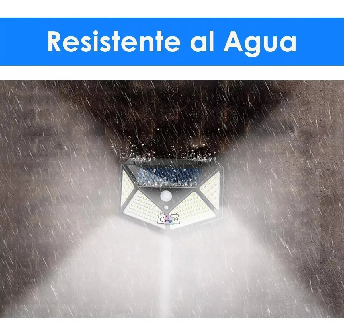 Lámpara Solar Con Sensor de Movimiento