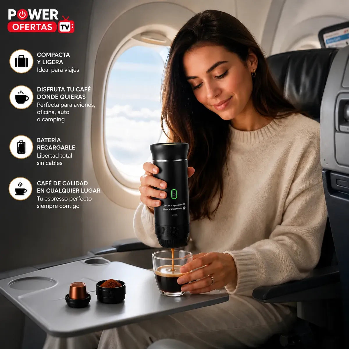 EXPRESO |   Café Eléctrico con USB