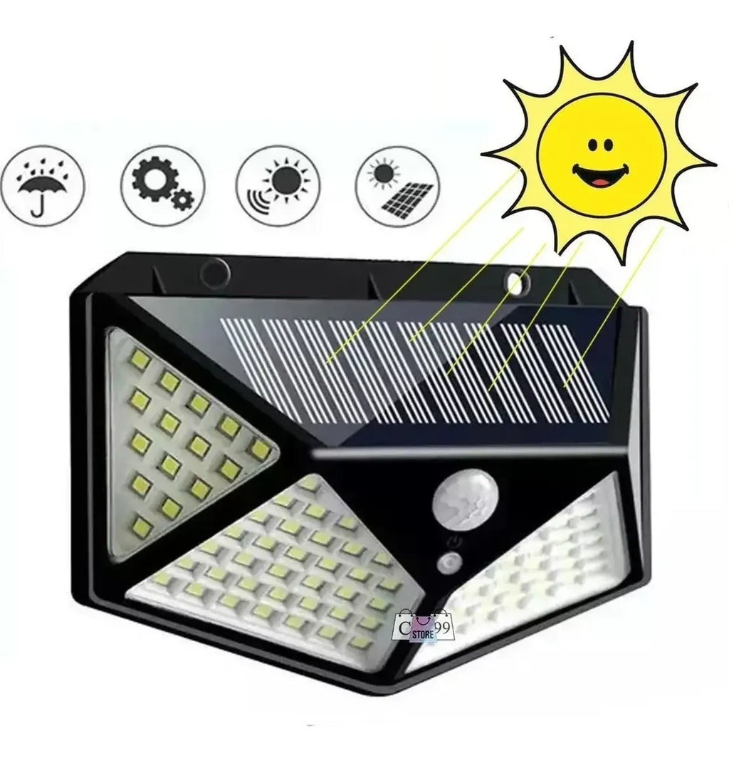 Lámpara Solar Con Sensor de Movimiento