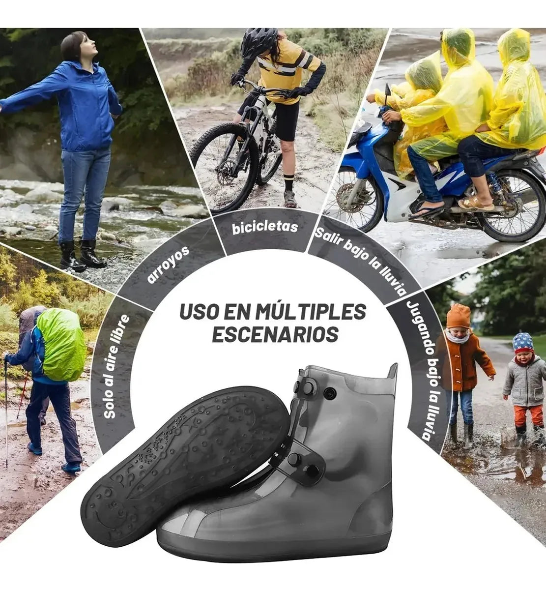 Botas Lluvia Impermeable Premium